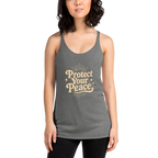 Protect Your Peace Women's Racerback Affirmation Tank Top