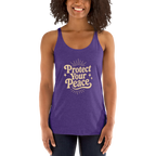 Protect Your Peace Women's Racerback Affirmation Tank Top
