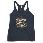 Protect Your Peace Women's Racerback Affirmation Tank Top