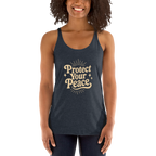 Protect Your Peace Women's Racerback Affirmation Tank Top