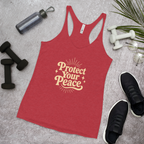 Protect Your Peace Women's Racerback Affirmation Tank Top