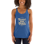 Protect Your Peace Women's Racerback Affirmation Tank Top