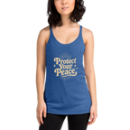 Protect Your Peace Women's Racerback Affirmation Tank Top