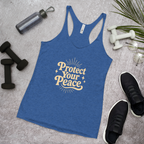 Protect Your Peace Women's Racerback Affirmation Tank Top