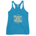 Protect Your Peace Women's Racerback Affirmation Tank Top